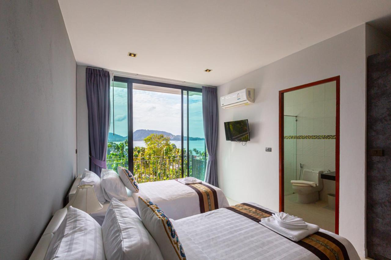Rossarin Sea View Patong Hotel Bagian luar foto