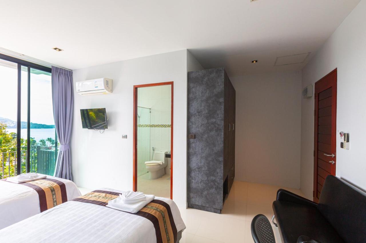 Rossarin Sea View Patong Hotel Bagian luar foto