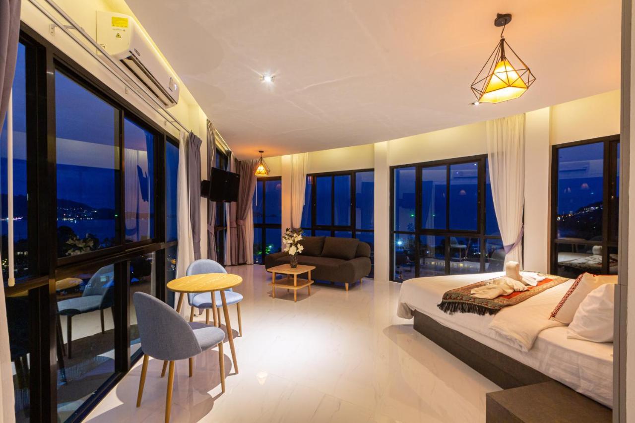 Rossarin Sea View Patong Hotel Bagian luar foto