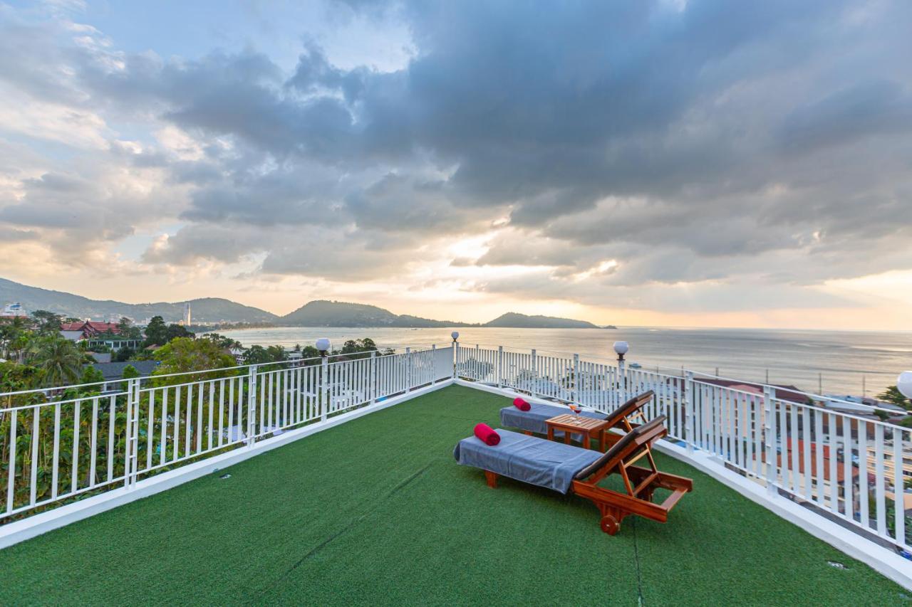 Rossarin Sea View Patong Hotel Bagian luar foto