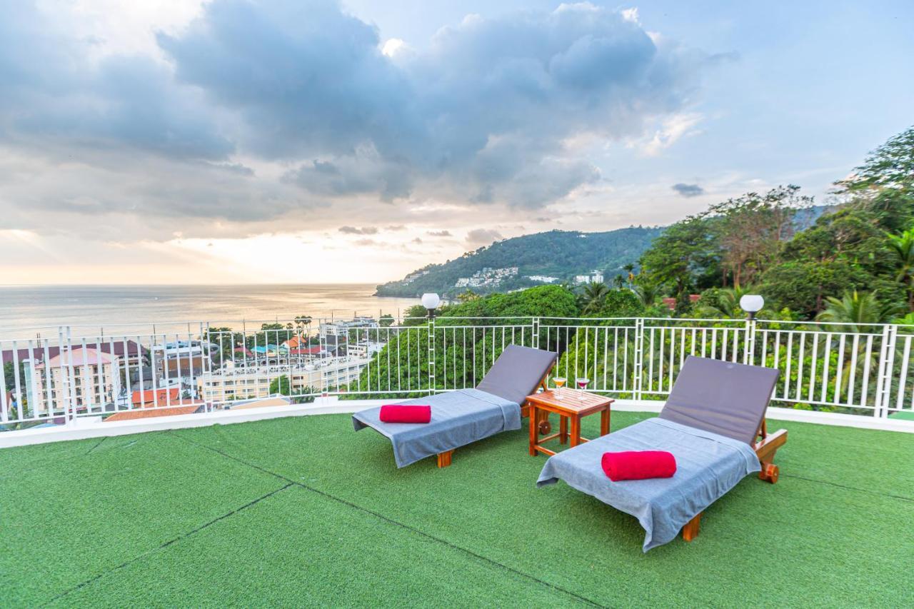 Rossarin Sea View Patong Hotel Bagian luar foto