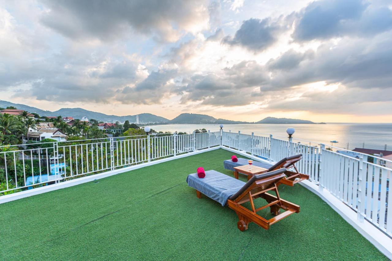 Rossarin Sea View Patong Hotel Bagian luar foto