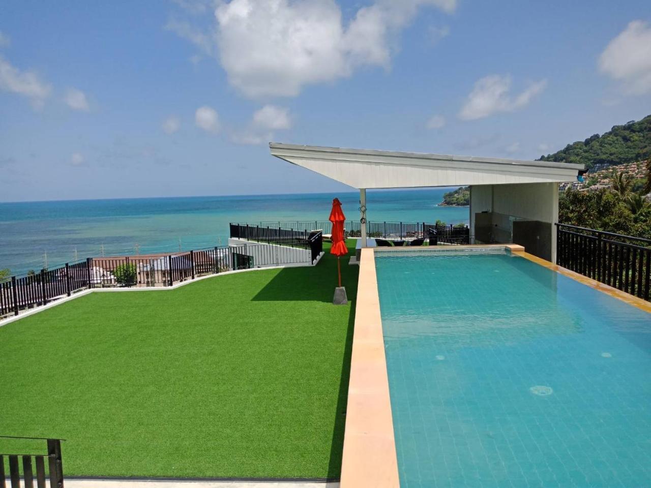 Rossarin Sea View Patong Hotel Bagian luar foto