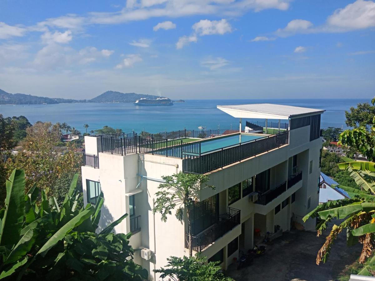 Rossarin Sea View Patong Hotel Bagian luar foto